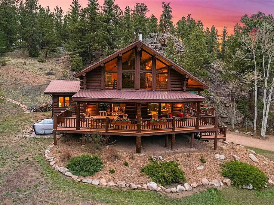 Classic Log Cabin Near Rocky Mountain National Park And Near Skiing Vila Lyons Exterior foto